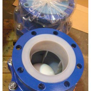 Lined ball check valves